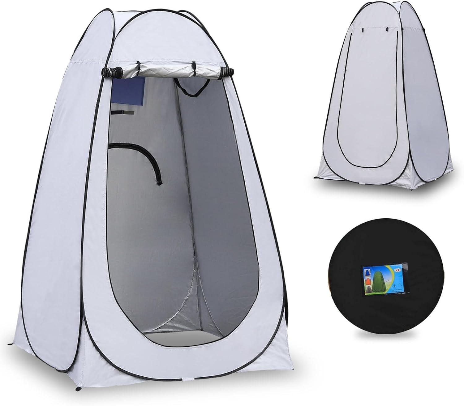 CLIPOP-Pop-Up-WC-Zelt-tragbar-Dusche-Sichtschutz-wasserdicht-UV-Schutz-398358796290