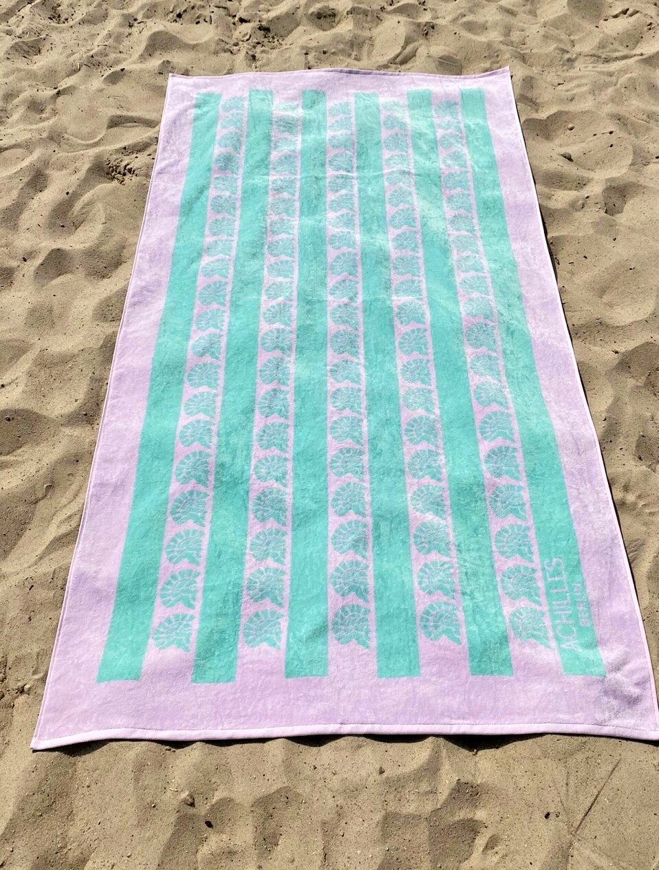 Strandtuch-SINGLE-BEACH-Marke-Achilles-TOWEL-BEACH-PINK-LIMITED-XXL-100-x-200cm-397240798010