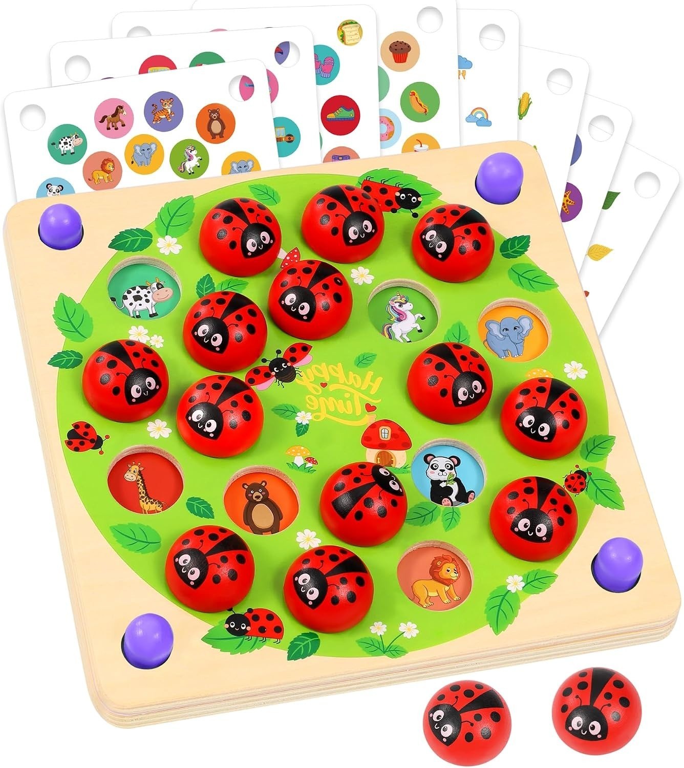 Subtail-Montessori-Memory-Spiel-Marienkafer-Holzspielzeug-Rot-Schwarz-ab-3-398394696670