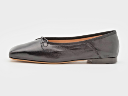 MANSUR GAVRIEL SQUARE TOE - KLASSISCHER BALLERINA - BLACK GRÖSSE 39