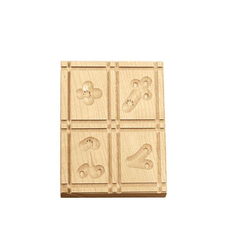 Stadter-Springerle-Model-4-Motive-Holz-Prageform-Spekulatiusform-Ahornholz847033-394835556272