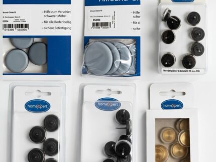 homeXpert Allround Gleiter für alle Bodenbeläge PTFE Teflon Oberfläche