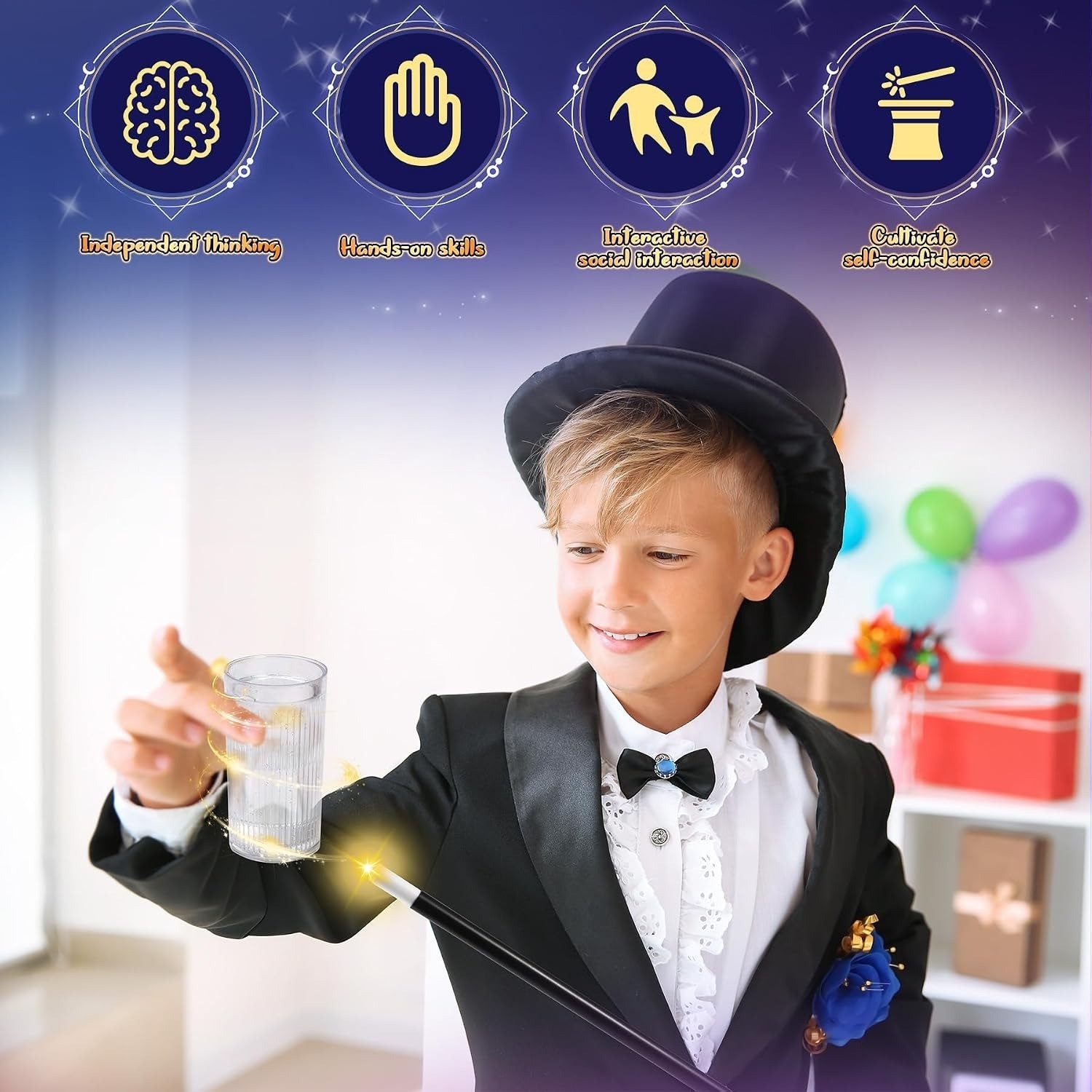 Subtail-Zauberkasten-Kinder-70-Zaubertricks-Zauberstab-6-12-Jahre-398365793603