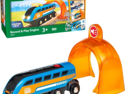 BRIO World 33971 Smart Tech Sound Lok mit Aufnahmefunktion Elektrischer Zug ab 3