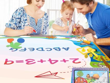 Lenbest Große Wassermalmatte ab 3 Jahre 100 X 100 cm, Aqua Magic Painting Pad