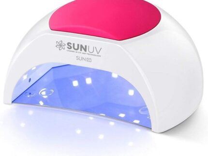 SUNUV SUN2C Nageltrockner UV LED Nagellampe für Gelnägel, 10, 30, 60, 90s Timer,