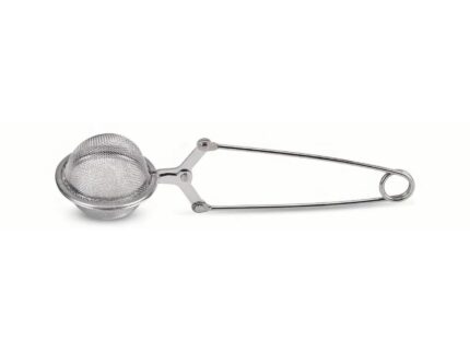 Teezange  Gewürzzange Edelstahl Teesieb Teefilter  Gewürzkugel 17cm