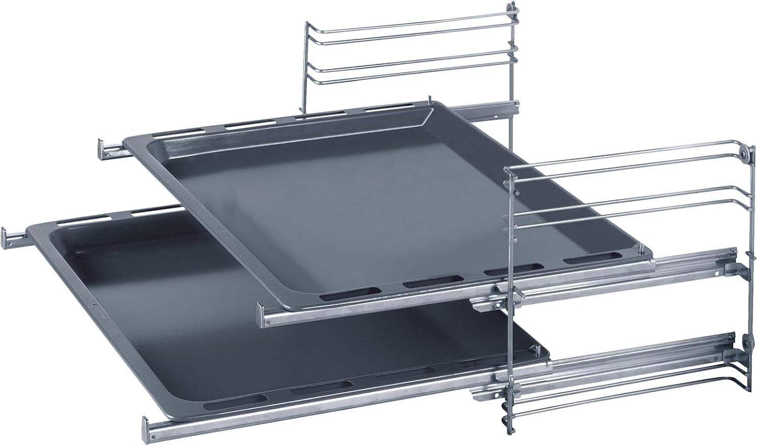 Siemens-2-Fach-Teleskopauszug-fur-Backofen-Herd-Edelstahl-HZ438201-398357807445