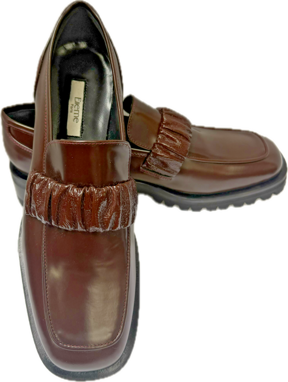 Elleme-Paris-Chouchou-Square-Slipper-Loafer-Plateau-Damen-Kalblederschuh-EU-39-397213172366