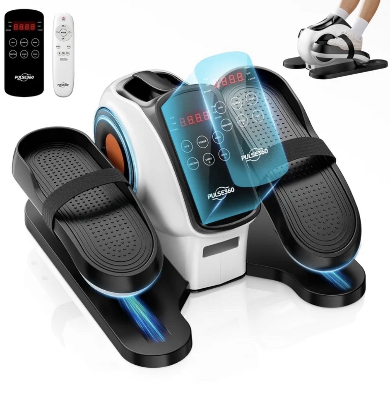 PULSE360-Elliptische-Maschine-unter-Schreibtisch-fur-Senioren-Beintrainer-15-Pro-398367088736