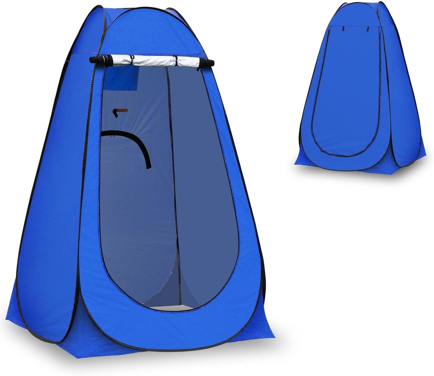CLIPOP-Pop-Up-WC-Zelt-tragbar-Dusche-Sichtschutz-wasserdicht-UV-Schutz-Blau-398358722777