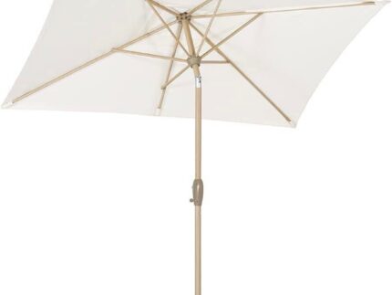 Sekey 210 ×140 cm Aluminum Sonnenschirm Marktschirm Gartenschirm Terrassenschirm