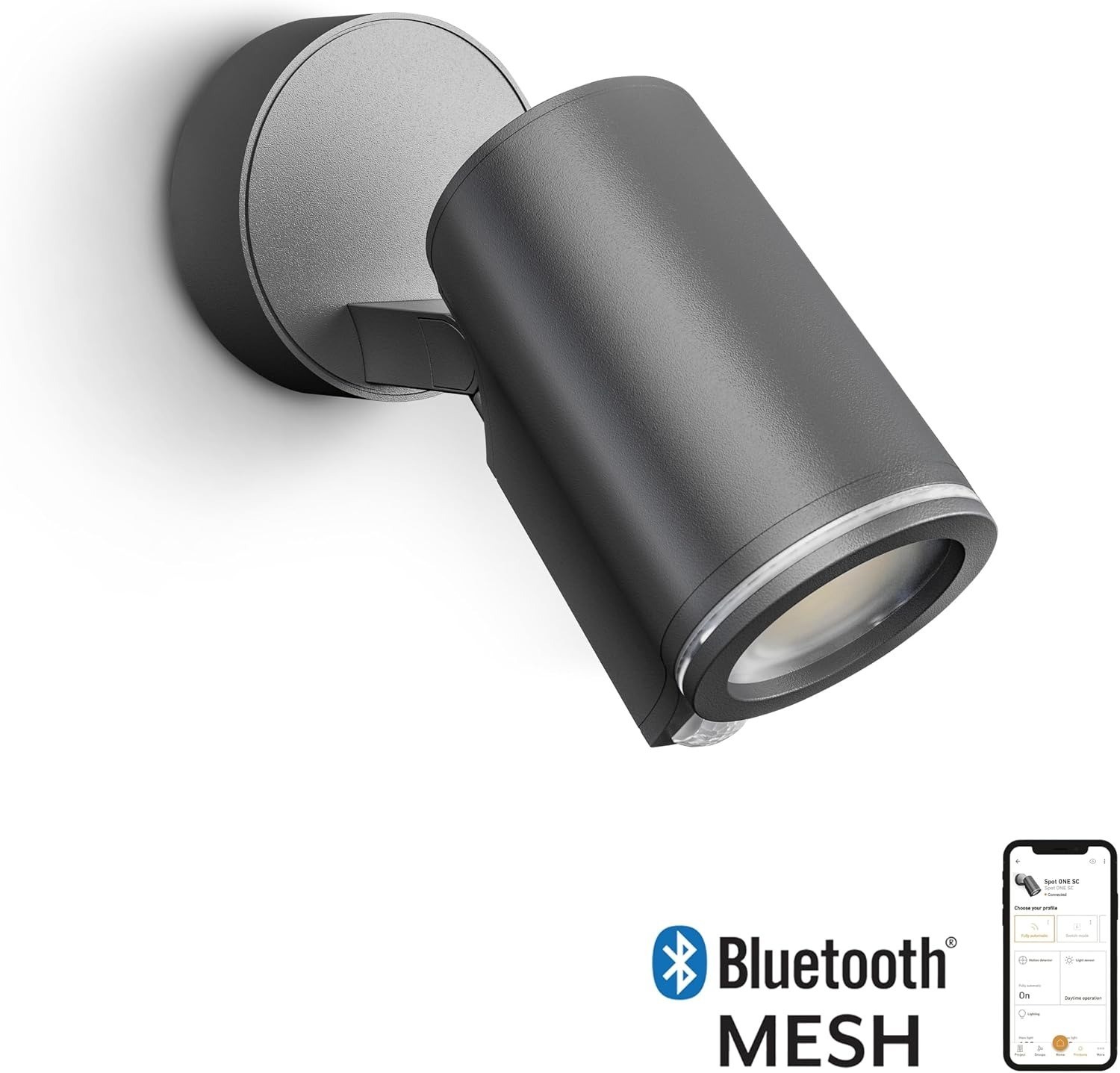 STEINEL-Spot-ONE-Sensor-Connect-058630-Aussenstrahler-Bluetooth-Led-398358519579